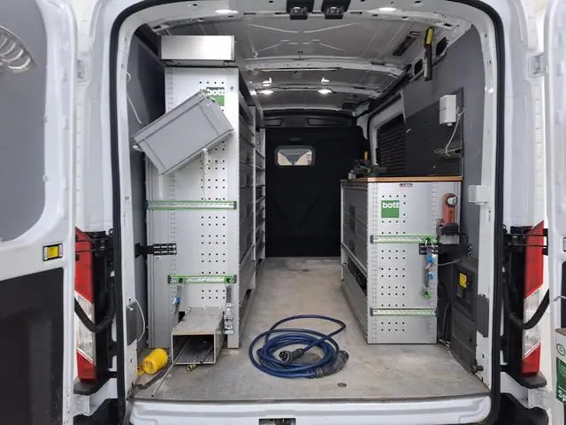 Ford E-Transit 350 L2 H2 Trend 68 kWh Bott Vario Inrichting