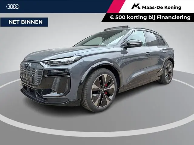 Audi Q6 e-tron S edition 83 kWh 252pk · Panoramadak · Inklap. Trekhaak · Luchtvering · 360 Camera ·...