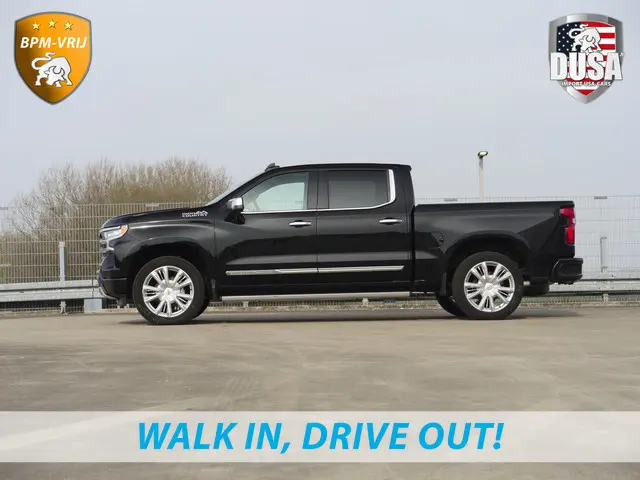 Chevrolet 1500 | Silverado | 6.2L V8 High Country | Leder | Schuifkantel NIEUW BINNEN! Getoonde acce...