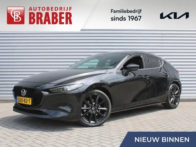 Mazda 3 2.0 e-SkyActiv-X M Hybrid 6MT 186PK Exclusive-line | Leder | Heads-Up Display | Keyless | Bo...
