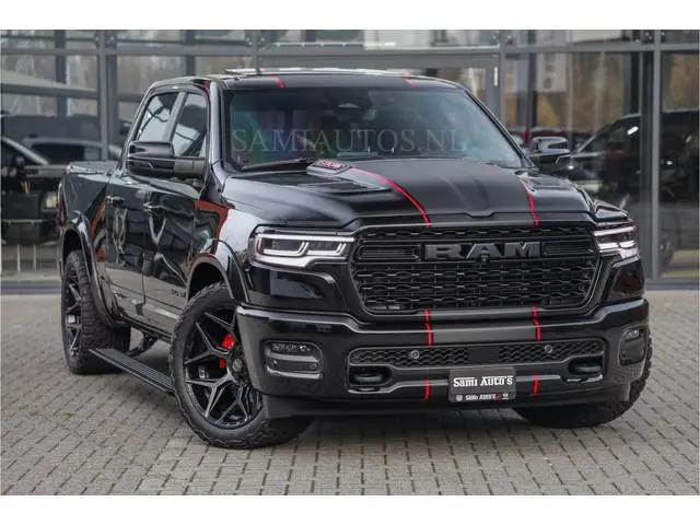 Dodge RAM LIMITED 5.7 V8 HEMI | €79950,- excl excl | MAXIMAAL UITGERUST | DUBBELE CABINE | 5 PERSOON...