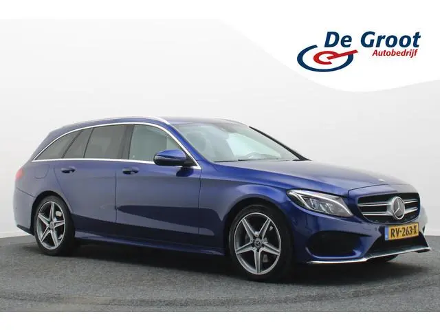 Mercedes-Benz C-klasse Estate 220 CDI Prestige AMG Leer, ACC, Camera, Navigatie, Bluetooth, LED, Key...