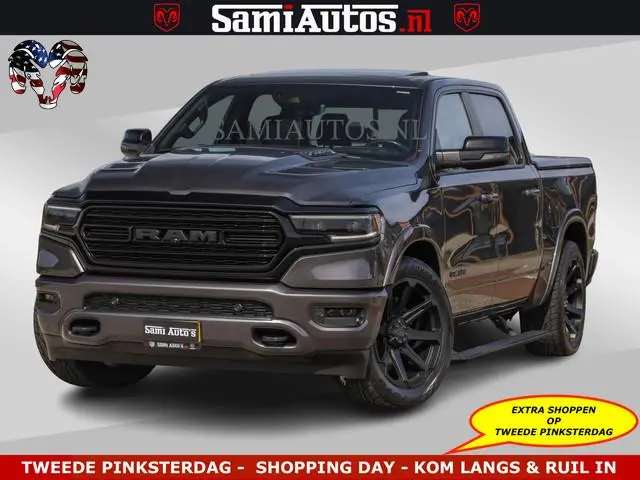 Dodge Ram LIMITED | 5.7 V8 HEMI 402PK | TUFF WIELEN | MEEST VOLLE LIMITED | PRACHTIGE KLEUR GRANITE...