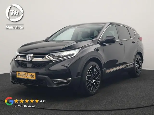 Honda CR-V 2.0 Black Edition MHEV 215pk Dealer O.H | Trekhaak Afn. | Adaptive Cruise | Camera | Lede...