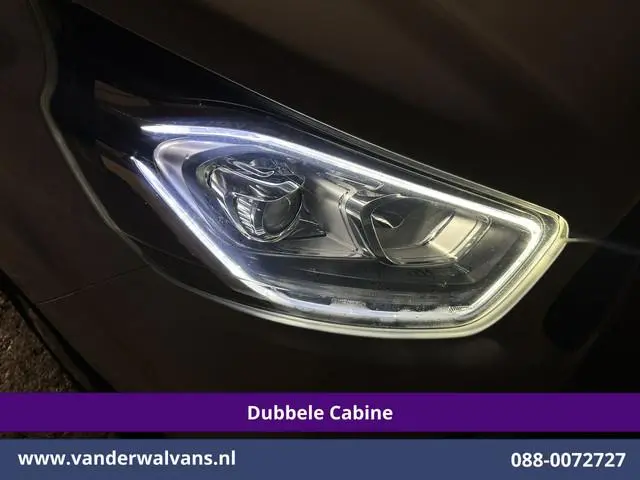 Ford Transit Custom 2.0 TDCI 131pk L2H1 Dubbele Cabine Euro6 Airco | 6-Zits | LED | Cruisecontrol |...