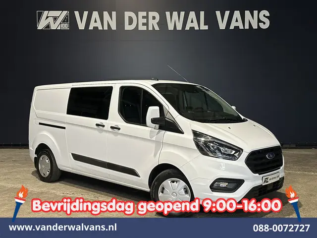 Ford Transit Custom 2.0 TDCI 130pk Automaat L2H1 Dubbele Cabine Euro6 Airco | 6-Zits | Camera | Navi...