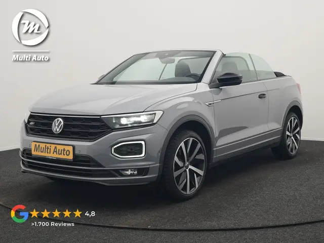 Volkswagen T-Roc Cabrio 1.5 TSI 2 x R-Line 150pk DSG Dealer O.H | Valcona Lederen Sportstoelen | Ada...