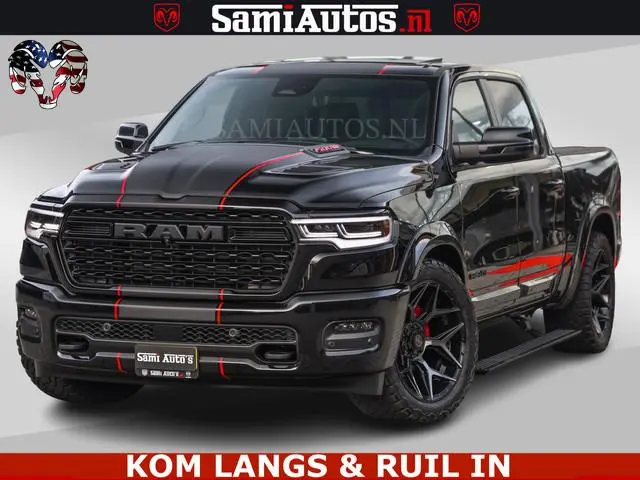 Dodge RAM LIMITED 2026 5.7 V8 HEMI | MAXIMAAL UITGERUST | DUBBELE CABINE | 5 PERSOONS | DC | Allerni...