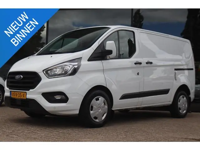 FORD TRANSIT CUSTOM 300 2.0 TDCI L1H1 AUT. *MARGE* | 2 SCHUIFDEUREN | TREKHAAK | CAMERA | CARPLAY |...