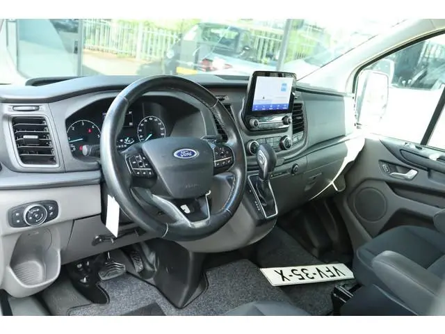 FORD TRANSIT CUSTOM 300 2.0 TDCI L1H1 AUT. *MARGE* | 2 SCHUIFDEUREN | TREKHAAK | CAMERA | CARPLAY |...
