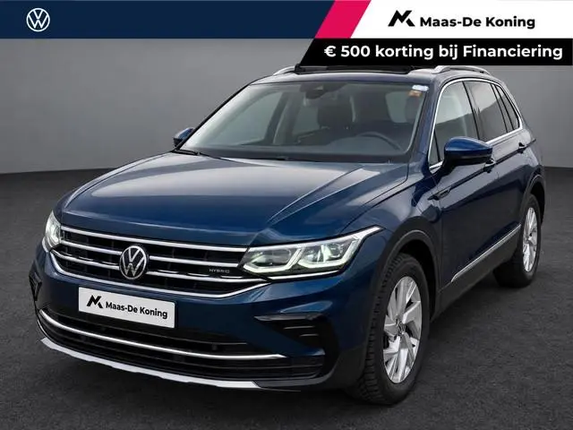 Volkswagen Tiguan 1.4TSIeHybrid 180kW/245PK Elegance · Panoramadak · Trekhaak · Camera + Parkeersens...