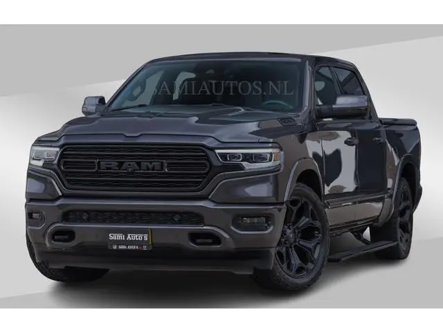 Dodge RAM LIMITED | HEMI 5.7 V8 | MWK KLEP | BOM VOL | GRANITE GRIJS KLEUR | LUCHTVERING | MEEST LUX...