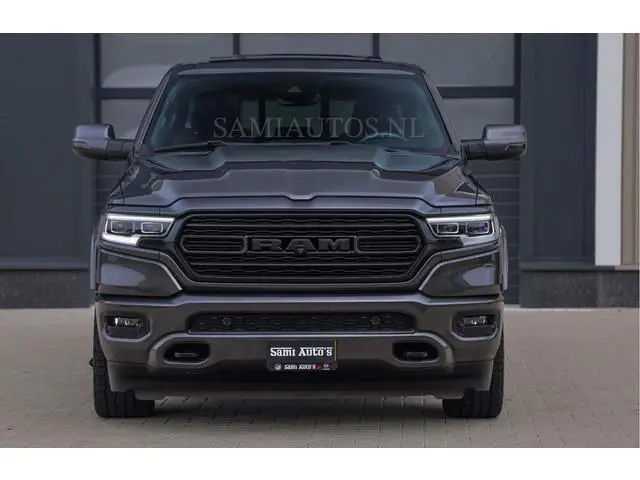 Dodge RAM LIMITED | HEMI 5.7 V8 | MWK KLEP | BOM VOL | GRANITE GRIJS KLEUR | LUCHTVERING | MEEST LUX...