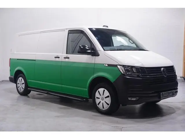 Volkswagen Transporter 2.0 TDI 110 pk L2H1 Airco, Two Tone Groen / Wit Cruise Control, Trekhaak 2.20...