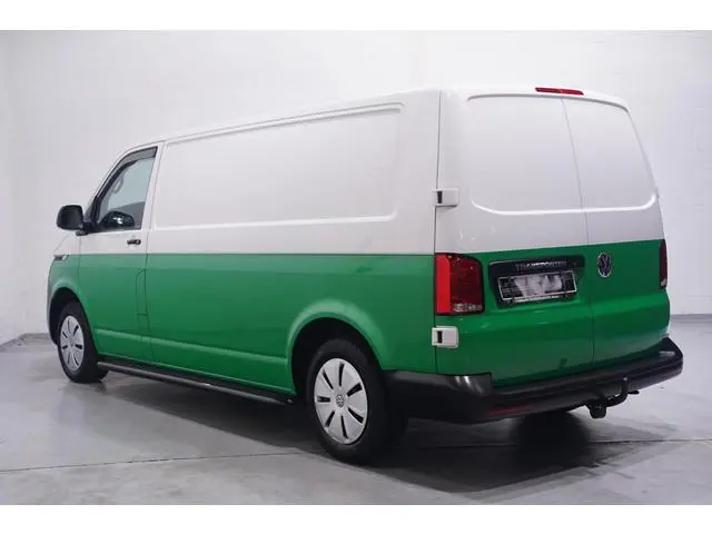 Volkswagen Transporter 2.0 TDI 110 pk L2H1 Airco, Two Tone Groen / Wit Cruise Control, Trekhaak 2.20...