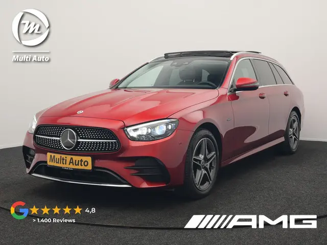 Mercedes-Benz E-klasse Estate 300 e AMG Line PHEV 320pk | Luchtvering |  Panodak | Trekhaak af Fabri...