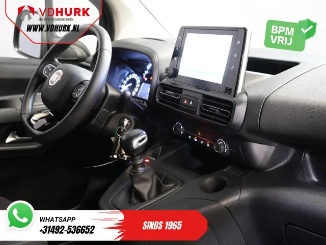 Fiat Doblò 1.5 HDi 100 pk 3 Pers./ CarPlay/ Stoelverw./ Camera/ PDC/ Cruise/ Airco
