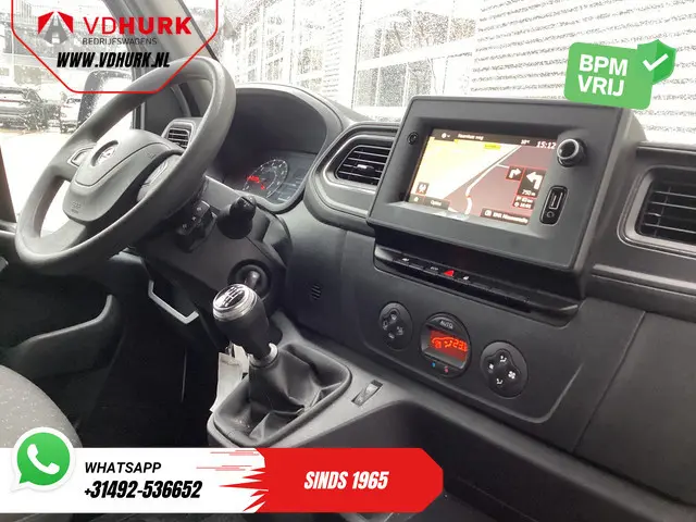 Opel Movano 2.3 Turbo 136PK L3H2  Climate/ Cruise/ Camera/ Navi/ PDC / 2,5T trekgew/ 270 Deuren/ NL...