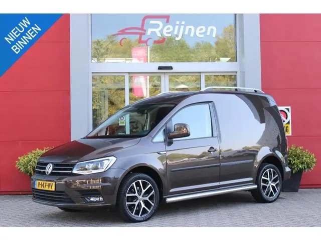 Volkswagen Caddy 2.0 TDI L1H1 BMT EXCLUSIVE EDITION | TREKHAAK | VOLLEDIG LEDEREN BEKLEDING | SIDE B...
