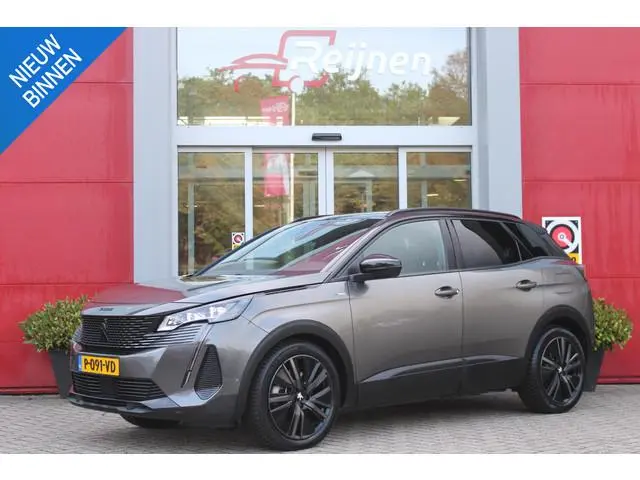 Peugeot 3008 1.6 HYbrid 225PK GT PACK BUSINESS BLACK PACK | AFNEEMBARE TREKHAAK | ADAPTIVE CRUISE CO...