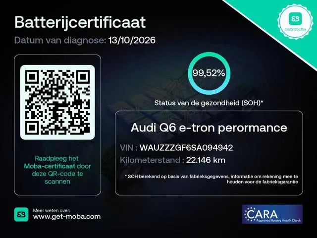 Audi Q6 e-tron S edition 83 kWh 252 pk | Warmtepomp | Navigatie | Trekhaak (wegklapbaar) | Parkeerse...