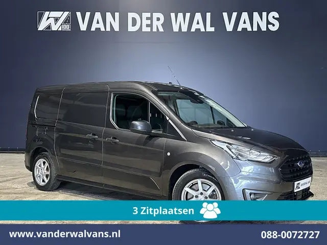 Ford Transit Connect 1.5 EcoBlue L2H1 Euro6 Airco | 3-Zits | Camera | Navigatie | LM velgen Verwarmd...