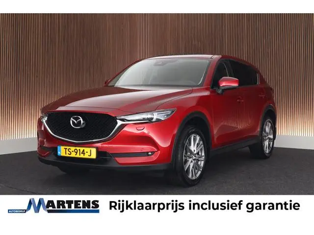 Mazda CX-5 2.0 160pk SkyActiv-G GT-M 4WD Trekhaak Schuifdak Leder+Memory Bose HUD Camera Navigatie