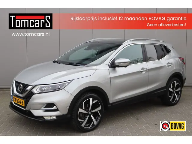 Nissan Qashqai 1.2DIG-T 116PK Tekna + Pano-dak/Leder/360-Camera/Winter-pack/Trekhaak