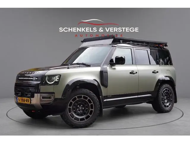 Land Rover Defender 110 2.0 P400e 110 X / Incl BTW / Matt PPF / 5 persoon / Pano / Quicksilver / Tre...