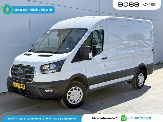 Ford E-Transit 68kWh 184PK L2H2 317km WLTP 97% (SOH) BEV Snelladen Camera Cruise control Climate con...