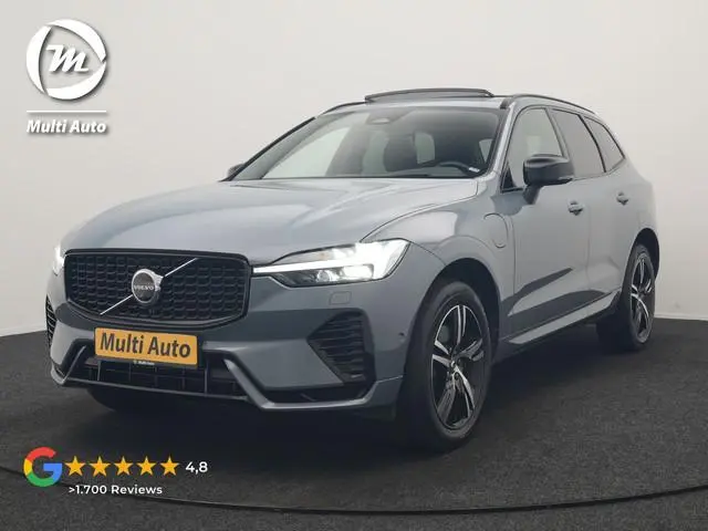 Volvo XC60 T6 AWD R-Design PHEV 340pk Dealer O.H. | Panodak | Adaptive Cruise | Head Up | 360 Camera...