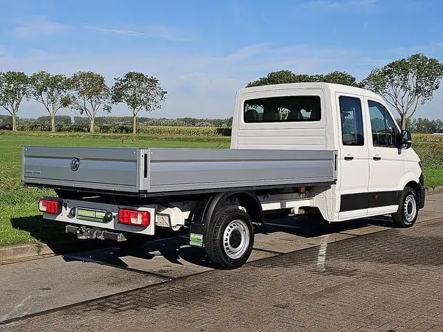 VOLKSWAGEN CRAFTER 35 2.0 L4 Dubbele Cabine Open-Laadbak Airco Trekhaak Euro6!