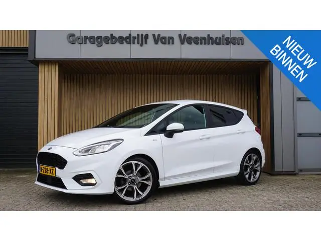 Ford Fiesta 1.0 EcoBoost 125pk ST-Line 5Drs LED 18inch LM H-Leder Adaptive Cruise Control *Keurig ex...