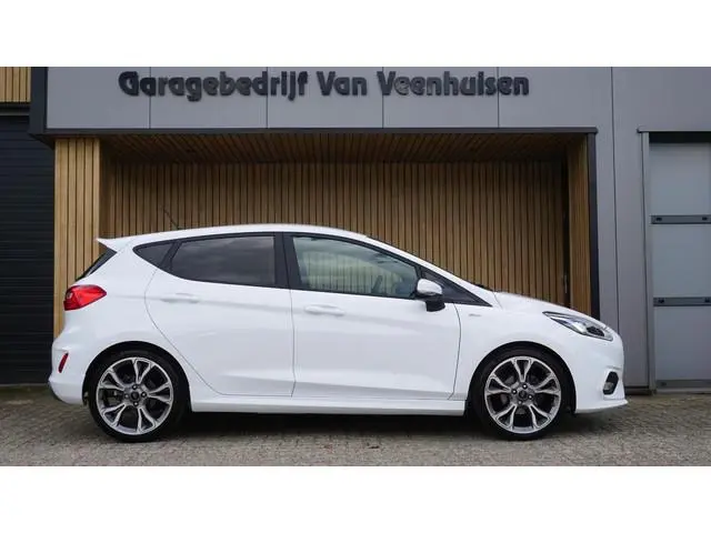 Ford Fiesta 1.0 EcoBoost 125pk ST-Line 5Drs LED 18inch LM H-Leder Adaptive Cruise Control *Keurig ex...