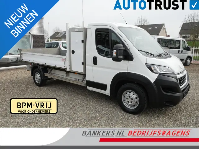 Peugeot Boxer 2.0HDI 130PK Kipper Pickup open laadbak AC Kipper L*B*H = 305*200*40, Kist 60 breed en...
