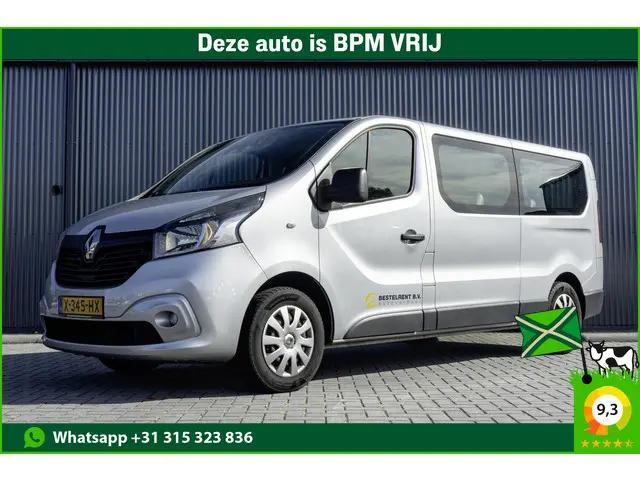 Renault Trafic Passenger **dCi 9-Pers L2H1 | Incl. BPM, BTW vrij | Navi | R-Link | Airco | Cruise |...