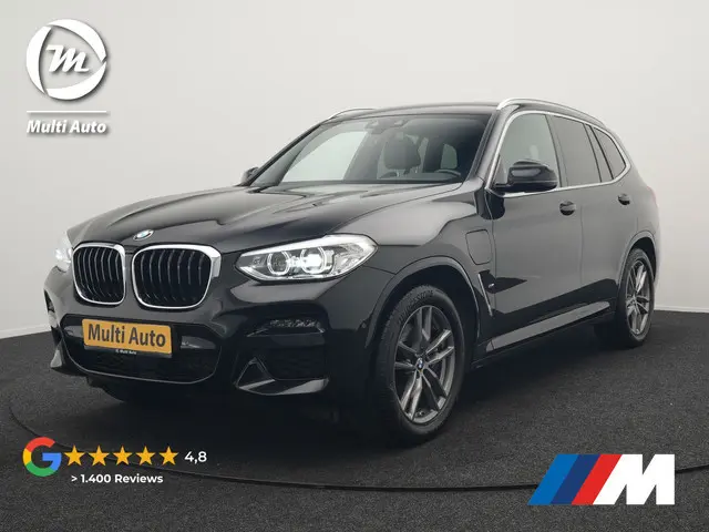 BMW X3 xDrive30e M Sport Plug In Hybrid 293pk Dealer O.H. PHEV | Trekhaak Af Fabriek | Adaptive Cruise | Camera | Apple Carplay | Lederen Sportstoelen Verwarmd | Sfeerverlichting |  Navigatie |