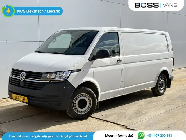 Volkswagen e-Transporter 113PK L2H1 138KM WLTP Trekhaak 100% Elektrisch Transporter Airco Stoelverwa...