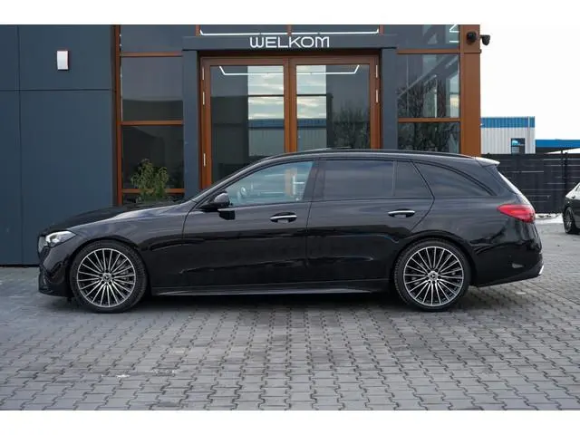 Mercedes-benz C-klasse Estate 200 AMG Line | Pano | Digital | Trekhaak | Sfeer | 360 Graden 