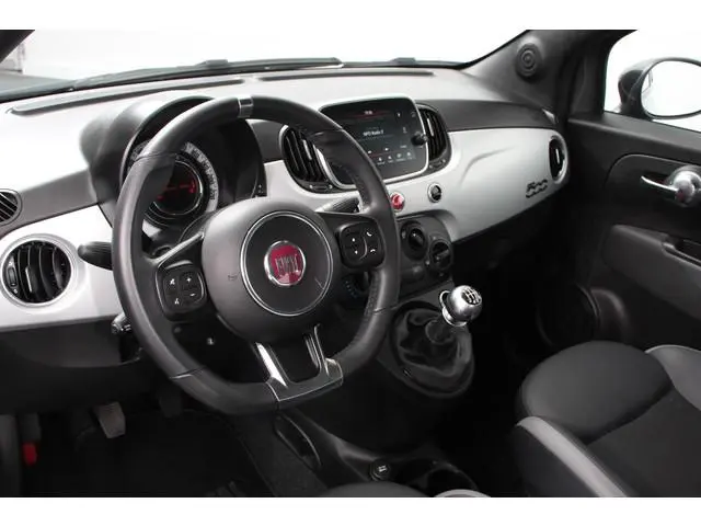 Fiat 500 1.0 Hybrid Sport  Navigatie Half Lederen Bekleding Airco Dab Cruise Control Lichtmetalen Ve...