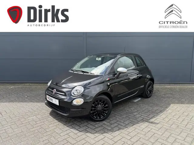 Fiat 500 0.9 TwinAir Turbo Black Edition (Navigatie - Apple Carplay - Airco - 15" Black incl 4S - DA...