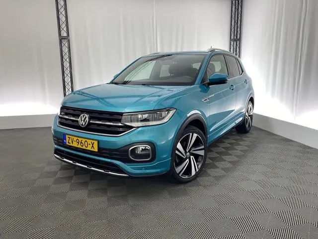 Volkswagen T-Cross 1.0 TSi R-Line | Apple carplay | Navi | Adapt. cruise | Keyless | Dodehoeksensor...