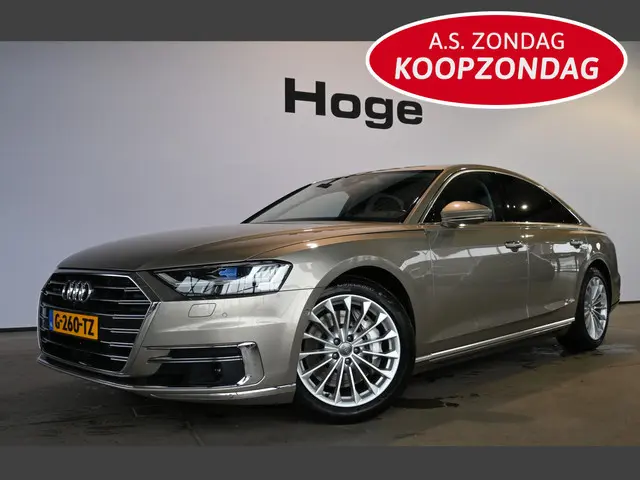 Audi A8 55 TFSI quattro Automaat Pro Line Plus NightVision Navigatie 360 Camera Soft close Matrix Led 100% Onderhouden! Inruil Mogelijk!
