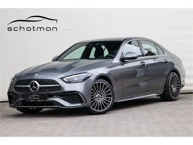 Mercedes-Benz C-klasse 400 e 4MATIC AMG Premium, Distronic, Leder, Carplay, Memory, 2023