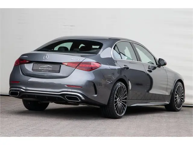 Mercedes-Benz C-klasse 400 e 4MATIC AMG Premium, Distronic, Leder, Carplay, Memory, 2023