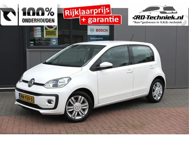 Volkswagen Up! 1.0 BMT 44kw 60pk  high up!  (Facelift) , Cruise control , Parkeersensor, Navi via AP...