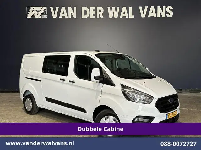 Ford Transit Custom 2.0 TDCI 131pk L2H1 Dubbele Cabine Euro6 Airco | 5-Zits | Camera | LED | 2800kg...