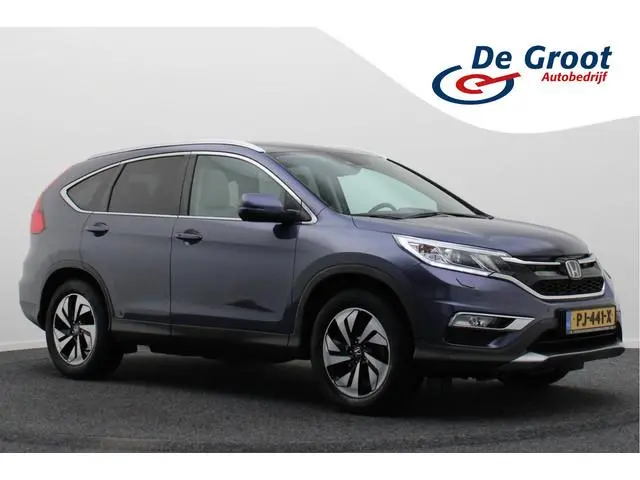 Honda CR-V 2.0 4WD Executive Leer, Panoramadak, Keyless, Trekhaak, Xenon, Camera, 18"