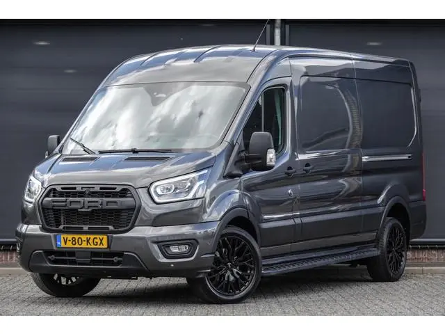 Ford Transit L3H2 2.0Tdci 165Pk Aut. | Raptor Edition | 2xSchuifdeur | 360° Camera | Treeplanken | 1...