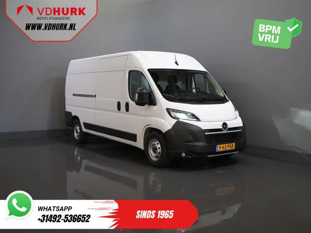 Opel Movano 2.2 140 pk L3H2 LED/ Virtual Cockpit/ 3.0t Trekverm./ 270Gr.Deuren/ Carplay/ Climate/ Na...